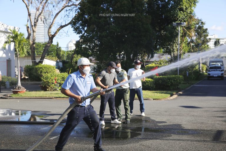 Fire prevention and fighting training for Phu My Hung employees