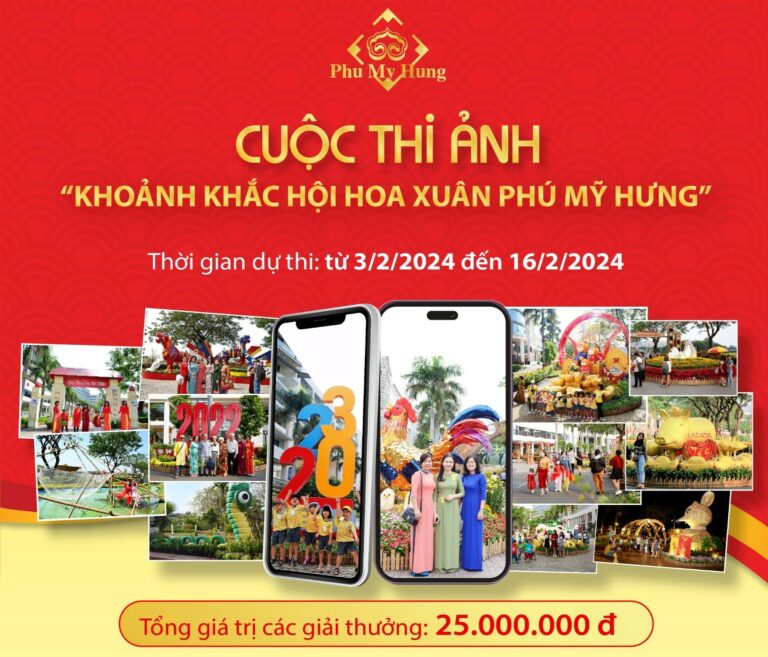 Cuộc thi ảnh “Khoảnh khắc Hội hoa xuân Phú Mỹ Hưng”