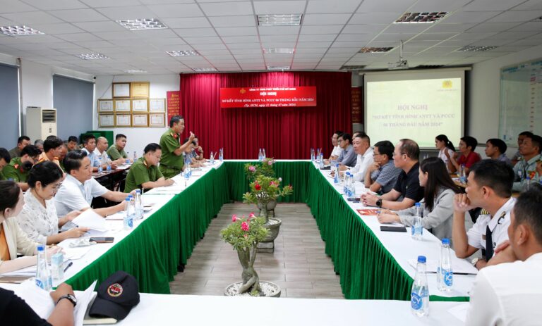 Conference Summarizing the Situation of Security, Order, and Fire Prevention and Fighting in Phu My Hung