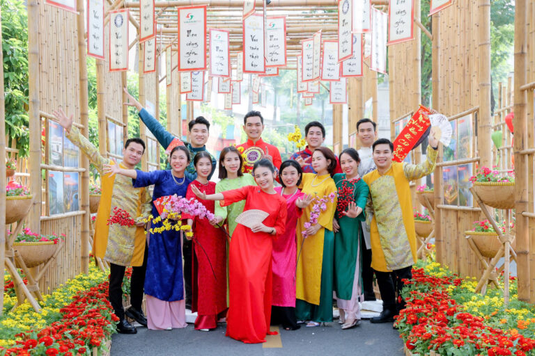 Radiant Smiles at the Phu My Hung Spring Flower Festival